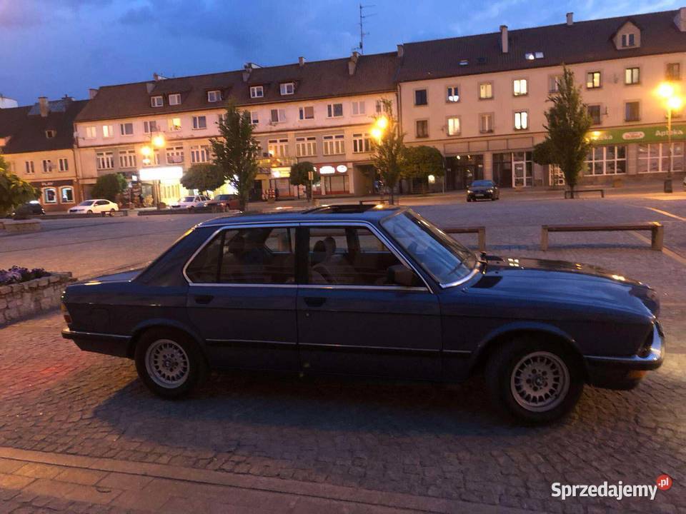BMW E28 524 24TD 1984r klasyk zabytek Rok produkcji 1984 Ruciane-Nida