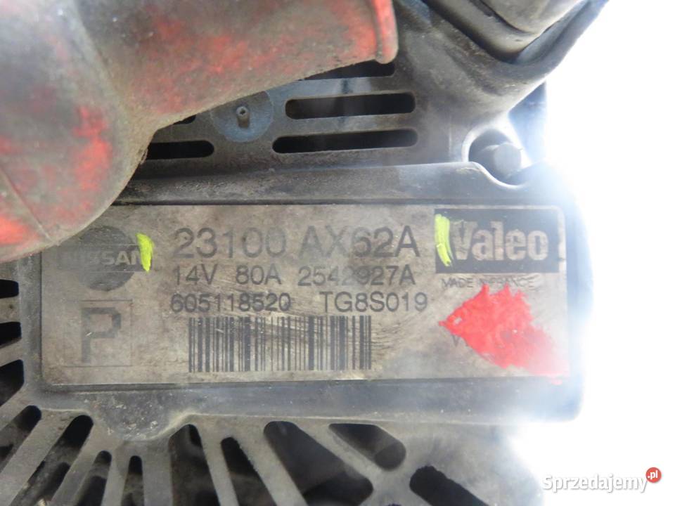 ALTERNATOR NISSAN MICRA III K12 12 23100AX62A małopolskie
