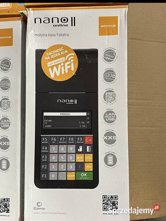 Kasa Fiskalna Novitus Nano II Online GSM 24
