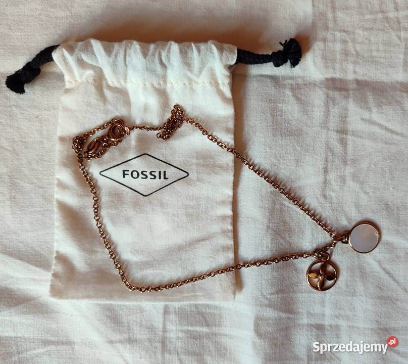 Naszyjnik łańcuszek zawieszka Fossil Gdańsk