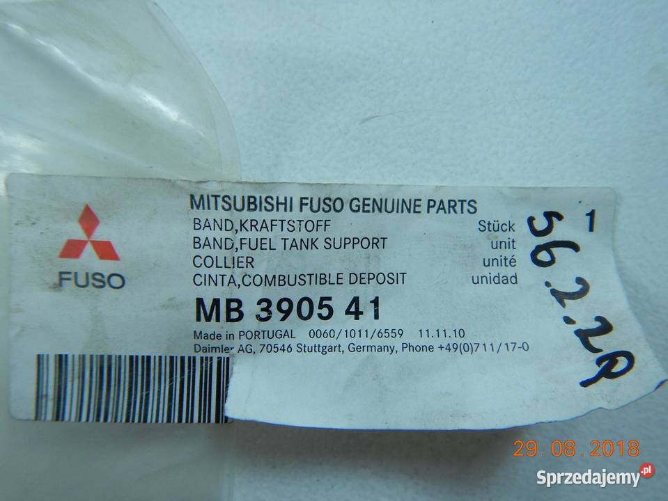 UCHWYT MOCOWANIE ZBIORNIKA PALIWA MITSUBISHI lubelskie sprzedam