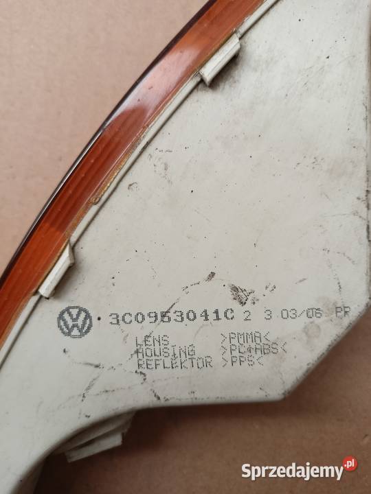 Lampa kierunkowskazu volkswagen passat B6 lewy kierunkowskazy Zduńska Wola