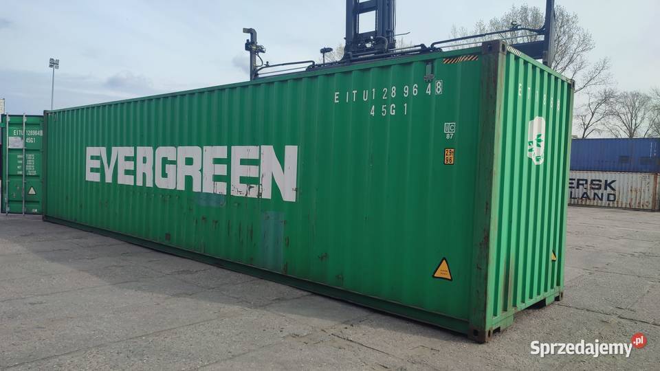 Kontener morski 12 metrowy 40 HC Poddębice
