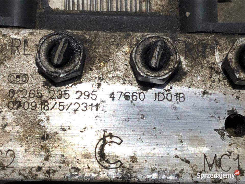 POMPA ABS NISSAN QASHQAI J10 0265235295 15 106