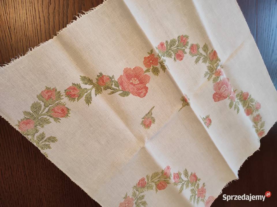 Serwetka lniana 60x60 PRL Pozostałe