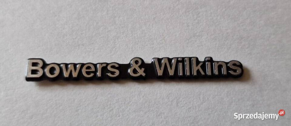 NOWY znaczek BOWERS WILKINS emblemat przyklejany lubelskie Zamość