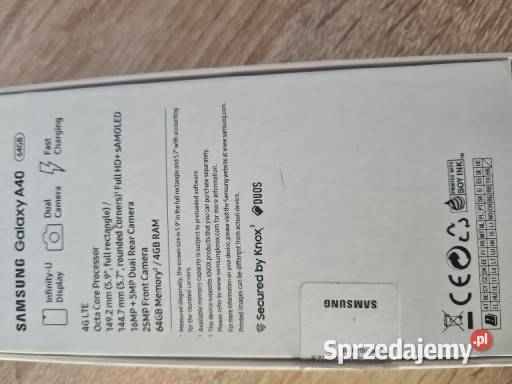 Samsung Galaxy A40 Dobromierz sprzedam