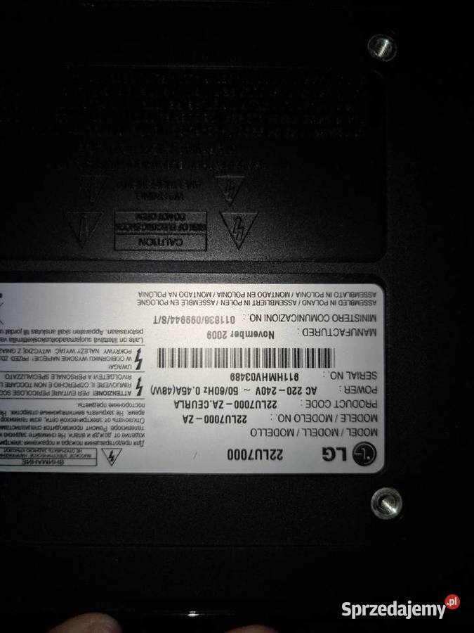 Telewizor LG z DVD 22 cale Dąbrowa Górnicza