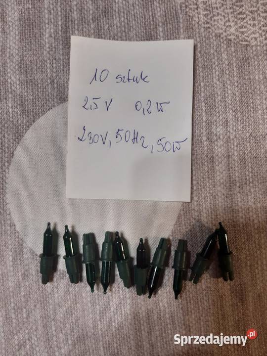 Żarówki lampki choinkowe 25V 02W Łódź