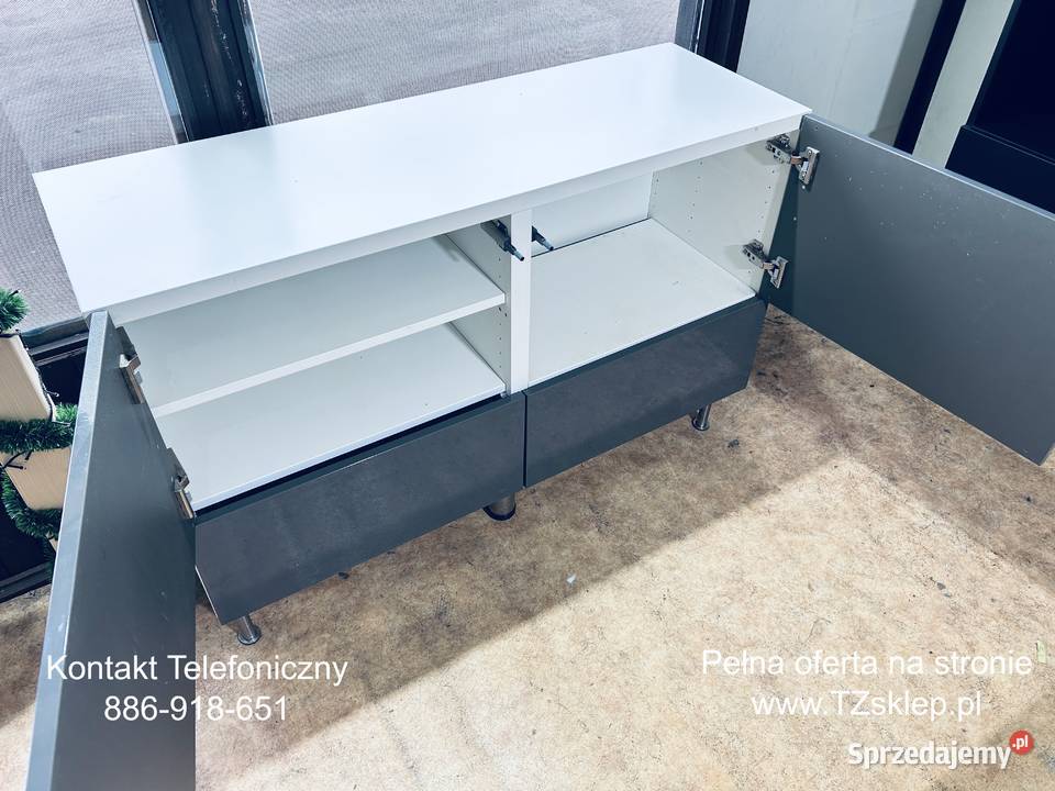 Komoda BEST biały Lappviken Stubbarp ciemnoszary Rybnik