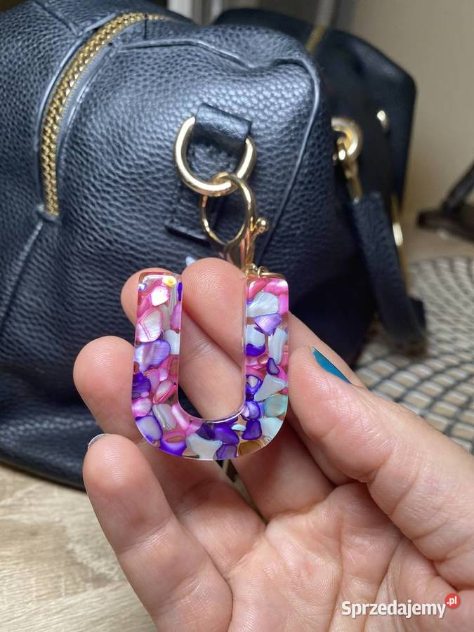 Brelok do kluczy z literą U Dla kobiet świętokrzyskie Kielce