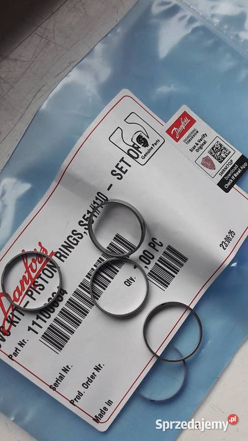 Pierścień tłoczka Sauer Danfoss 51D110 Części do maszyn budowlanych wielkopolskie Poznań