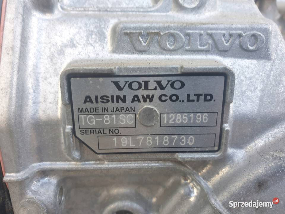 AUTOMATYCZNA SKRZYNIA BIEGÓW Volvo V90 II 20 D Chełm sprzedam