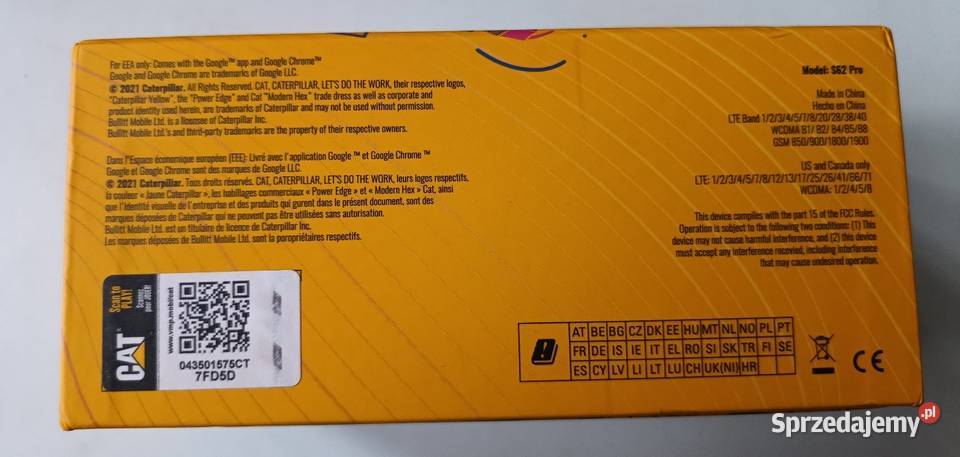 Cat s62 Pro termowizja nowy komplet Dąbrowa Tarnowska
