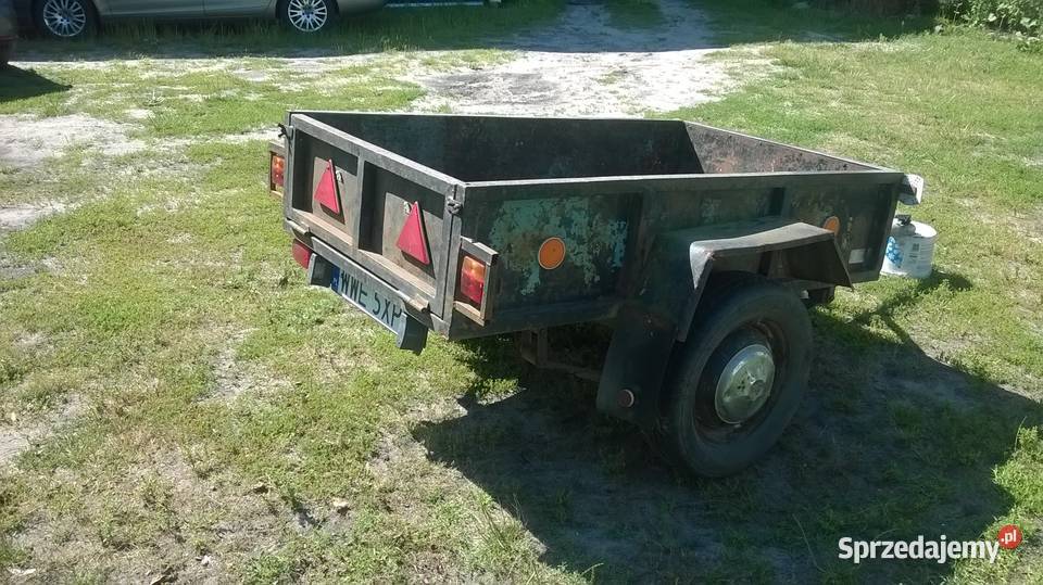 Przyczepa samochodowa Zarejestrowana Do samochodów osobowych Przyczepy i naczepy Sadowne sprzedam