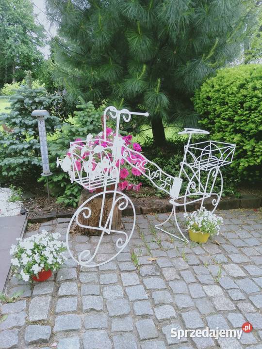 Rower kwietnik z dwoma koszami Belsoo ręcznie Gdańsk
