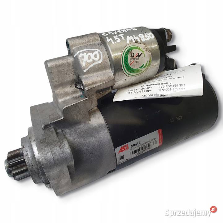 ROZRUSZNIK Porsche Cayenne I 45 V8 TURBO S0413 osobowe Układ elektryczny silnika lubelskie Chełm