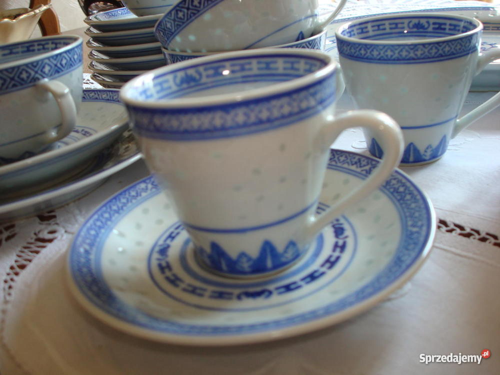 22 z PORCELANY KAWOWO HERBACIANY porcelana z la Jelenia Góra