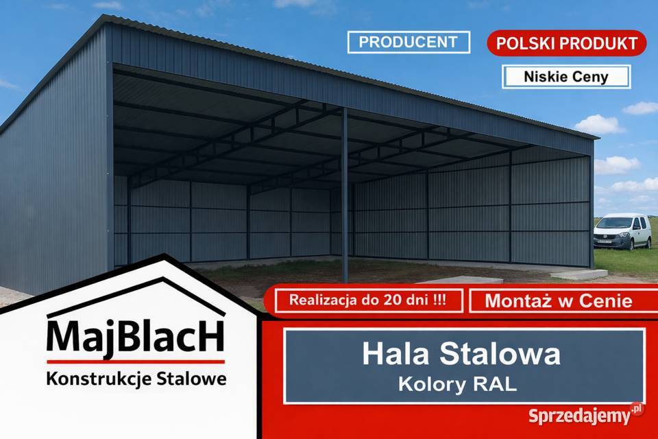 WIATA OTWARTA GARAŻ BLASZANY GRAFIT RAL GRAFIT Ustrzyki Dolne