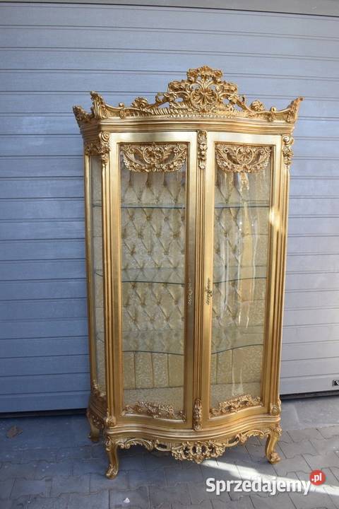 Duża Francuska Witryna 100 Drewno GIĘTE SZYBY Kraków