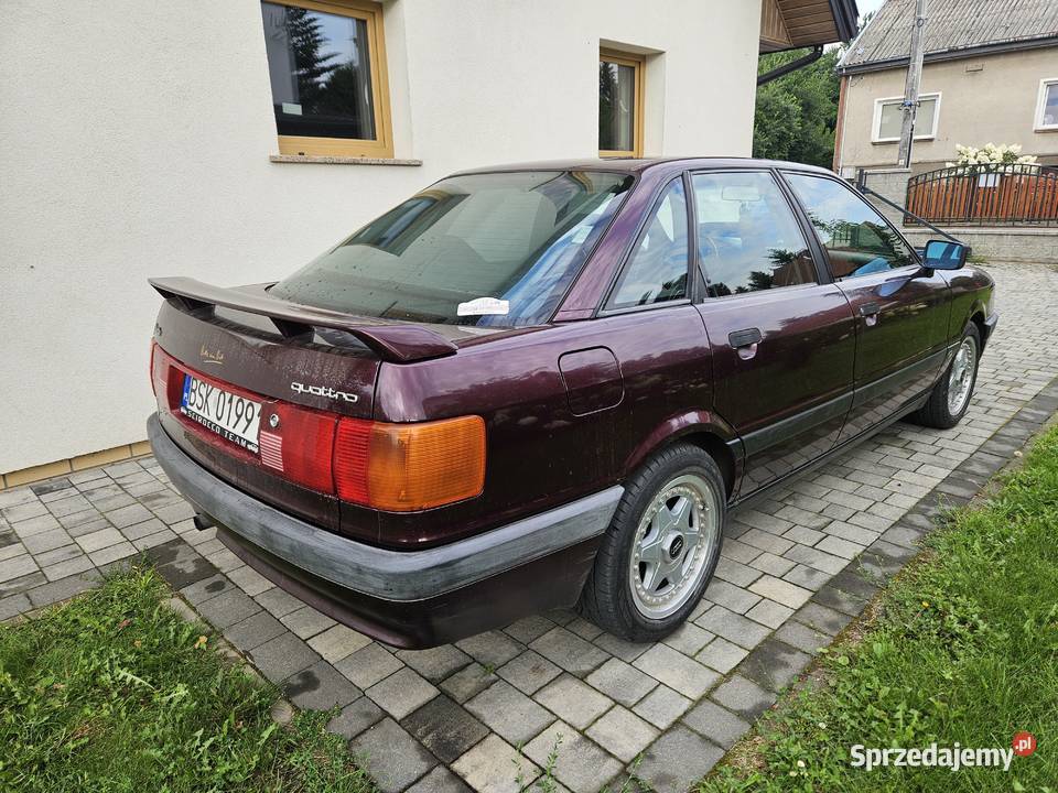 Audi 80 B3 10 yahre quattro oryginał 282140km Sokółka