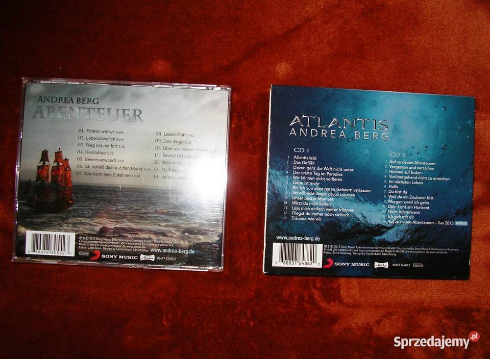 Andrea Berg Abenteuer i Atlantis alb 2 cd Ząbkowice Śląskie