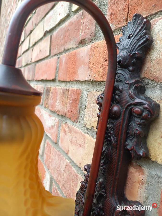 Kinkiet ścienny Lampka nocna ze szklanym kloszem Gawroniec