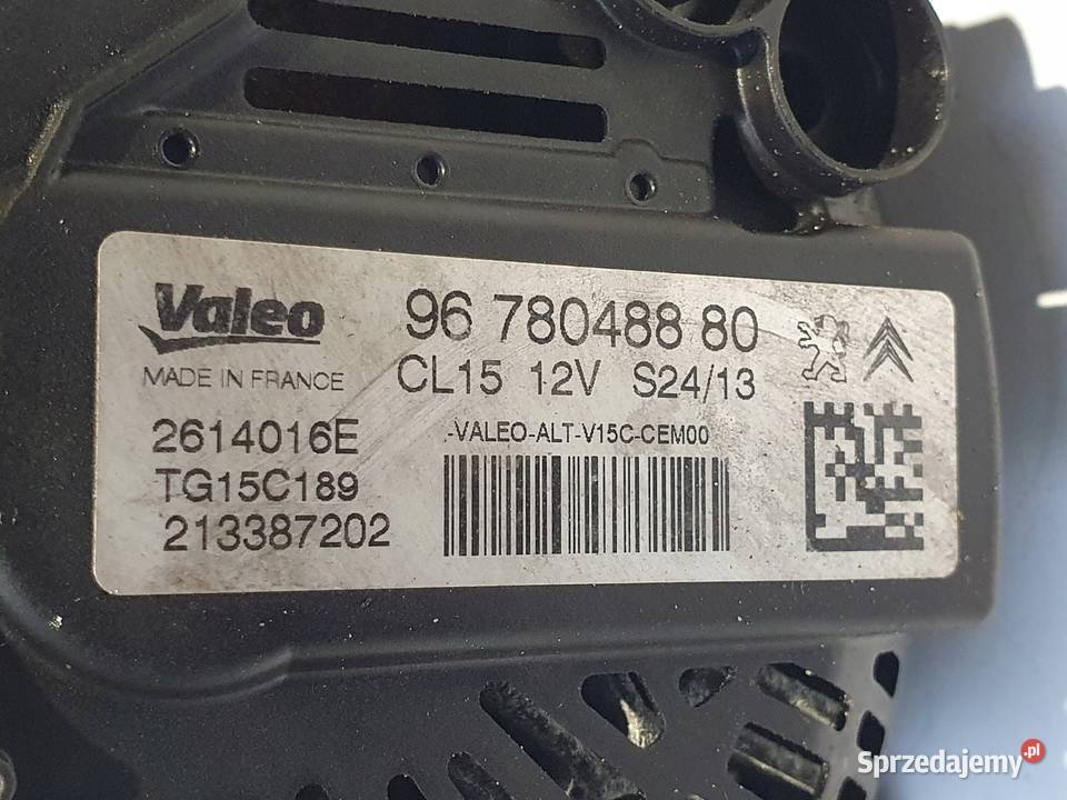 ALTERNATOR Citroen C4 Picasso 20 HDI valeo Chełm