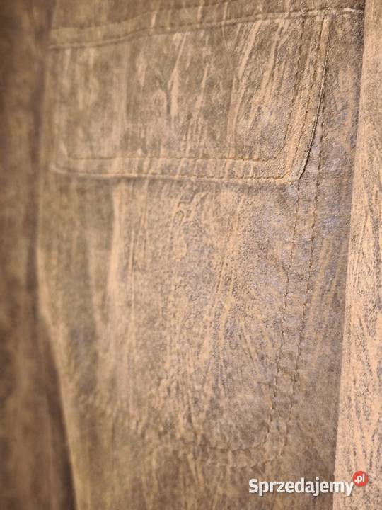 Kurtka skórzana Franco Feruzzi śląskie