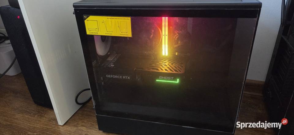 Komputer do gier ryzen 5 7600 DDR5 RTX 5060ti 500 Komputery stacjonarne Częstochowa sprzedam