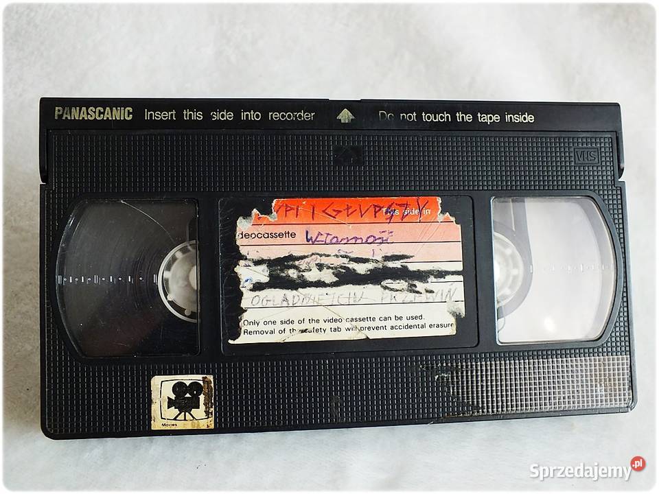 Kaseta VHS PANASCANIC 195 minut Nagrany Film Żary