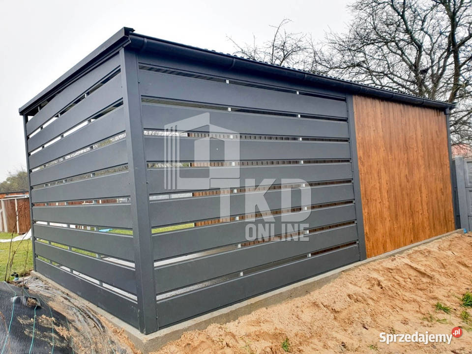 DOMEK OGRODOWY SCHOWEK 3x4 Wiata 3x4 Drzwi Okno łódzkie