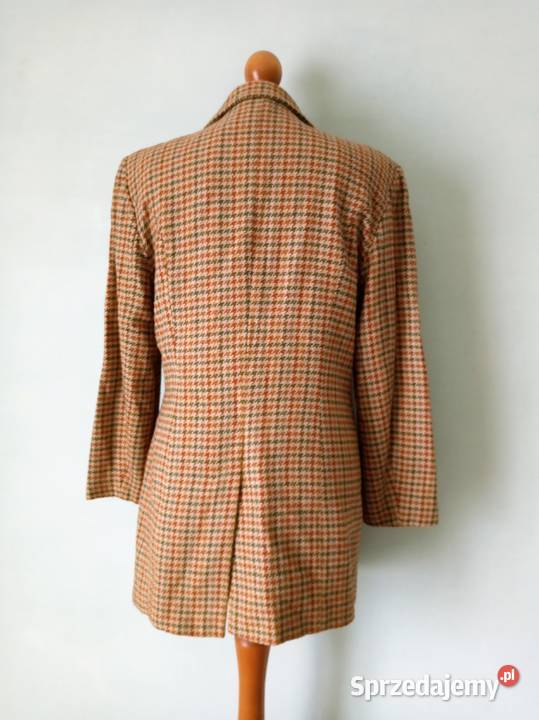 Marynarka kratka długa brązowy/beżowy Warszawa