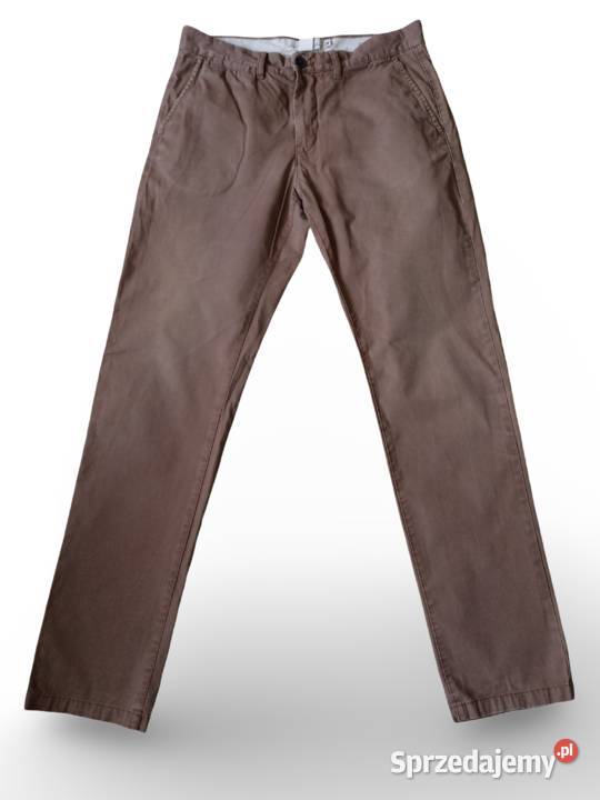 Spodnie Chinosy LOGG hm Slim Fit 32 17582A