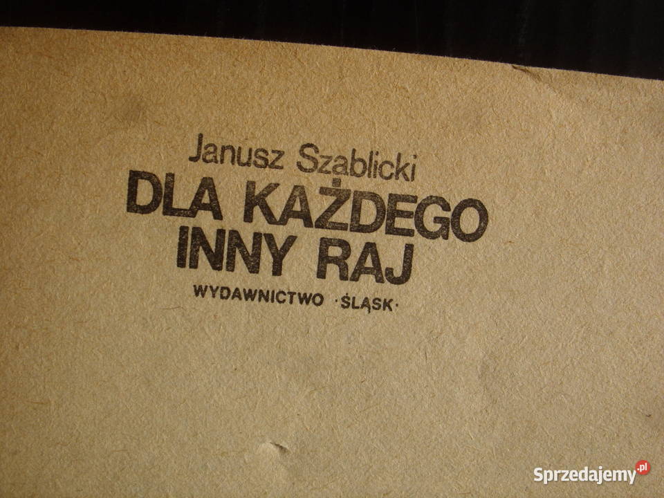 SF JANUSZ SZABLICKI KAZDEGO INNY RAJ 1983 Wołów