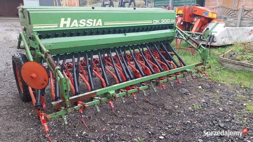 Siewnik do zboża HASSIA DK300 3m dkl ścieżki Maszyny rolnicze