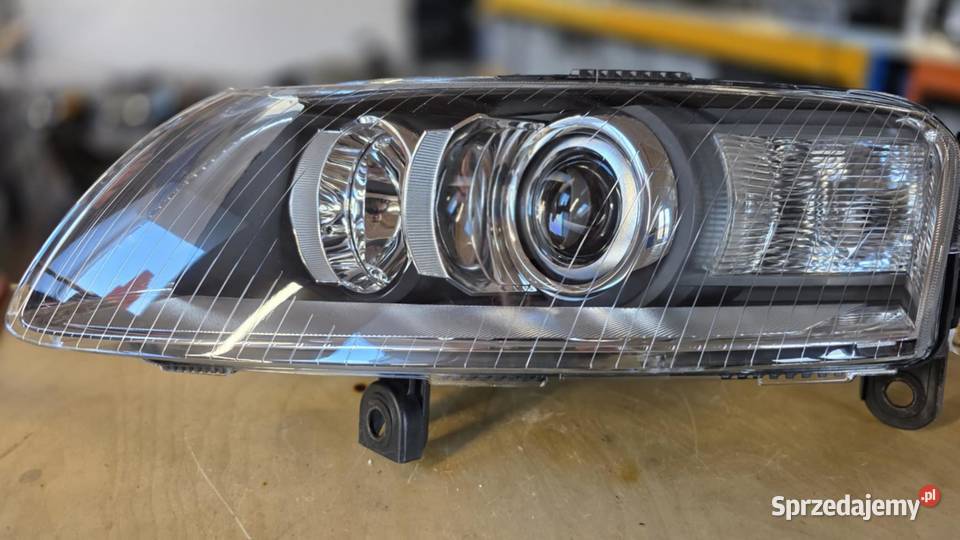 Reflektory bi xenon skrętny Audi A6 C6 przed osobowe