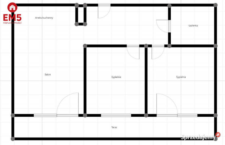 Mieszkanie 5513m2 3 pokoje Białystok