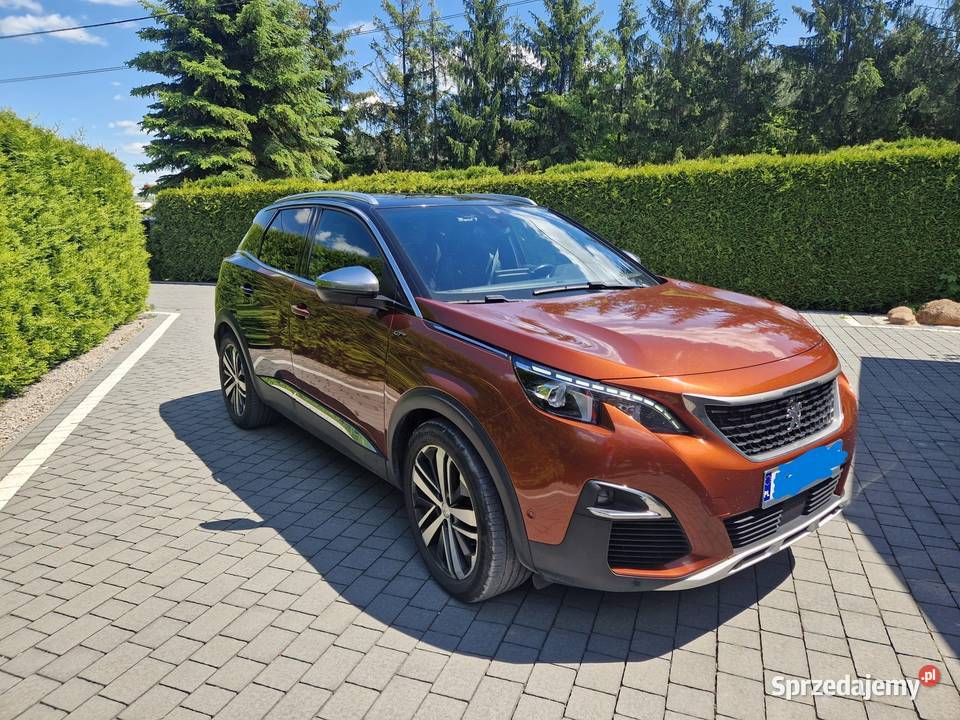 Piękny krajowy 100 bezwypadkowy Peugeot 3008 GT małopolskie