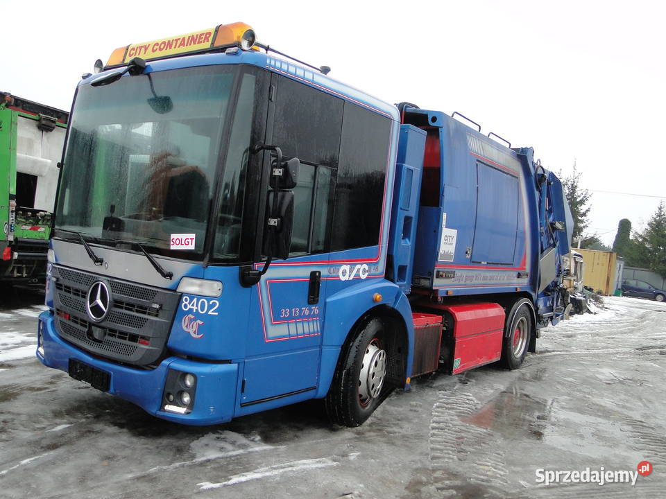 Śmieciarka dwuosiowa MercedesBenz Econic 1830 93000km Stasi Las