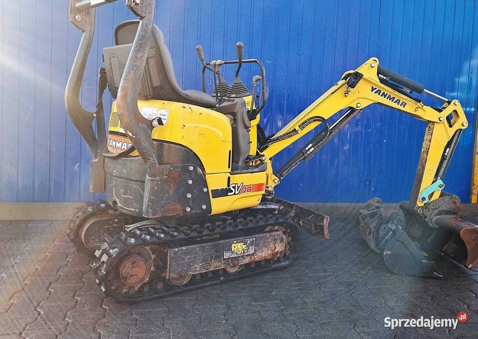 Minikoparka YANMAR SV 08 17r 1t vio 102 jcb 8008 Sułów