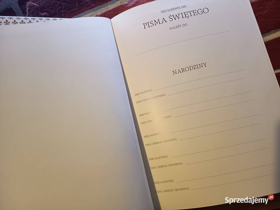 pismo święte starego i nowego testamentu Książki i Podręczniki Bydgoszcz