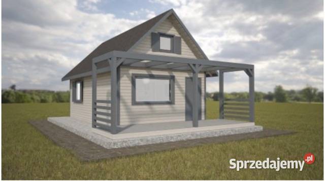 KONSTRUKCJA SZKIELETOWA DOMKU z poddaszem 57m Korczyna sprzedam