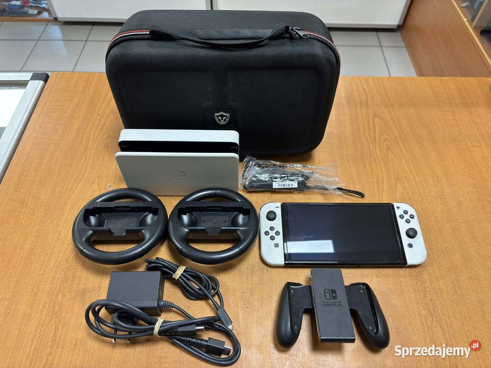 Nintendo Switch OLED White Biały Zestaw Elbląg