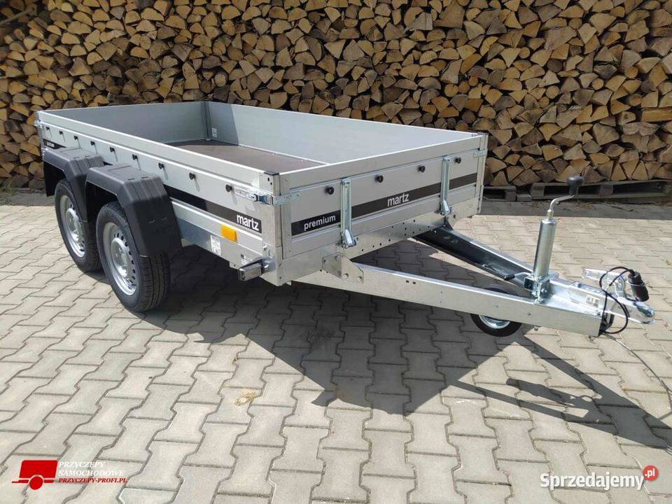 Przyczepa burty ALU wym 264x126x30cmdwuosiowa towarowe Lublin