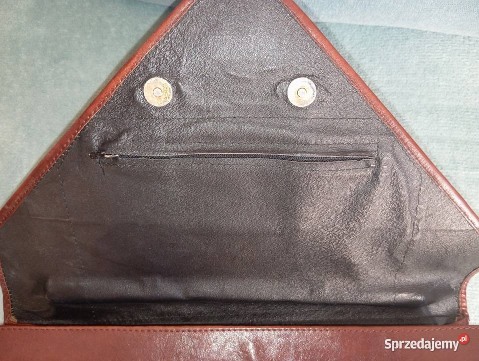 Skórzana Teczka na Dokumenty VINTAGE Torby i torebki sprzedam