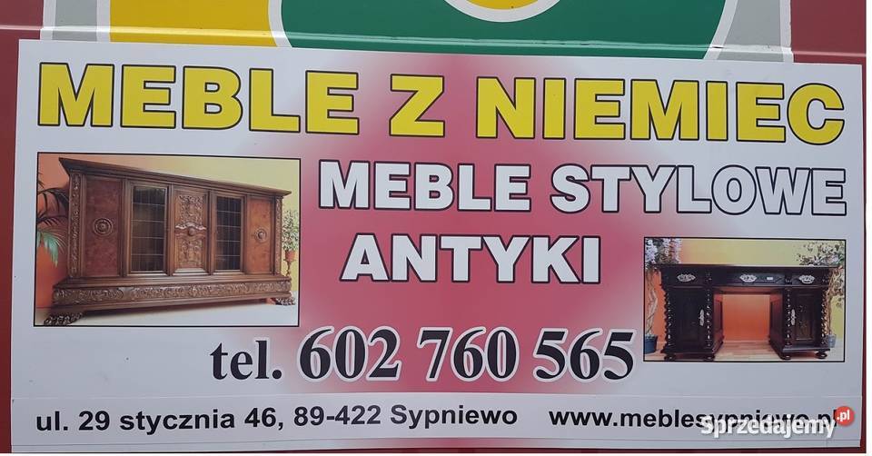 Piękna biblioteka dębowa lity dąb massiv kredens Sypniewo