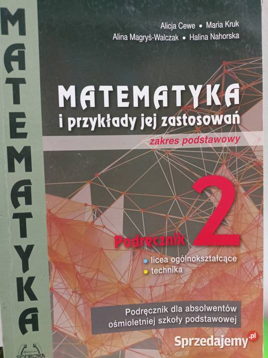 Matematyka 2 podkowy podstawa książki Warszawa księgarnia
