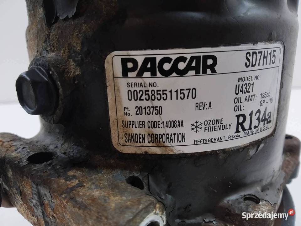 SPRĘŻARKA KLIMATYZACJI SD7H15 U4321 DAF XF