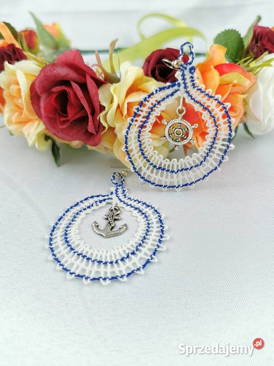 Kolczyki klockowe Wiśniowa